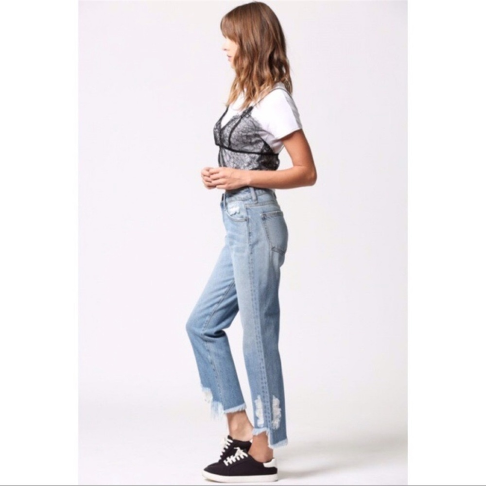 Hidden Denim Tracey Frayed Hem Size 24 - Picture 10 of 11